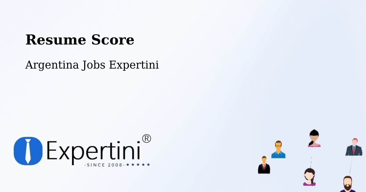 Resume Score & Job Description Match Tool – Funes - Argentina Jobs Expertini